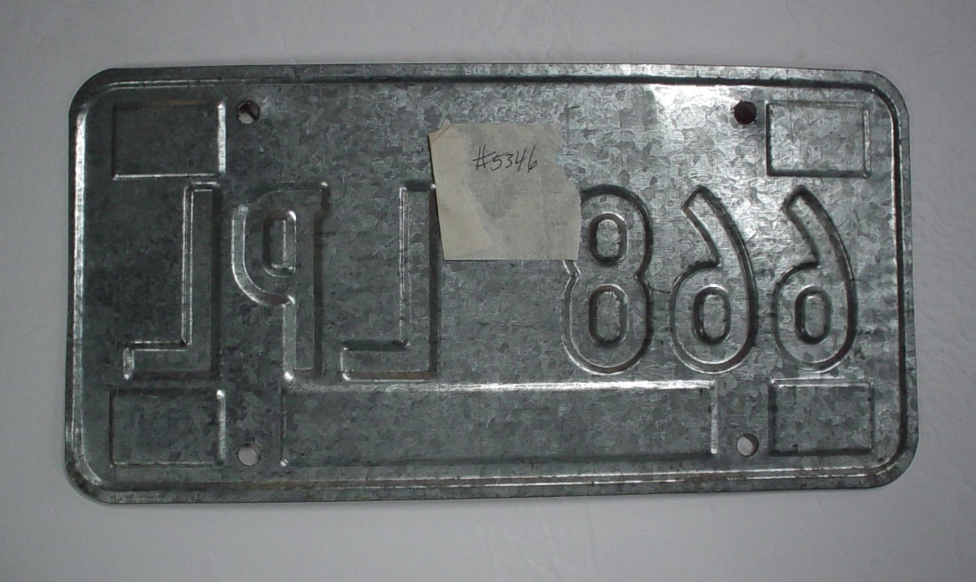 1995 Tennessee Bicentennial License Plate 668-LPL Rutherford County 1796-1996