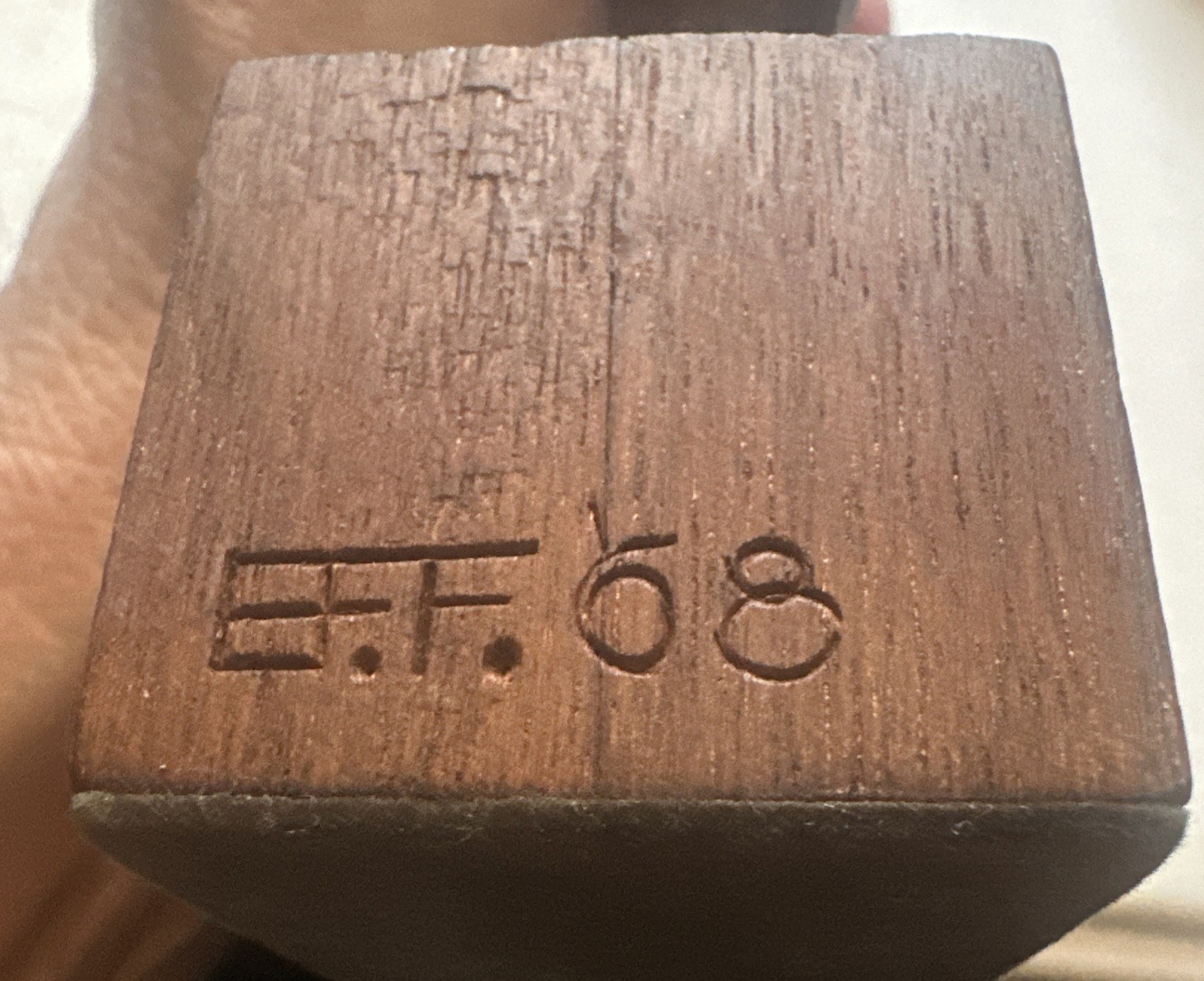 Amazing Hand Carved Vintage African Woman 10” Signed EF.F 68