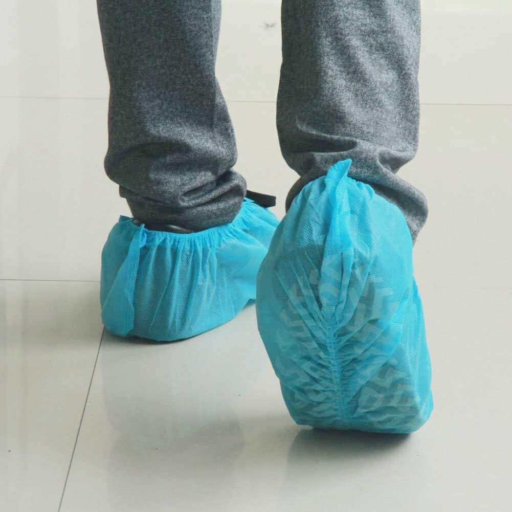 1000 Pack (500 pairs) Disposable Boot & Shoe Covers Large Non Slip For Indoors
