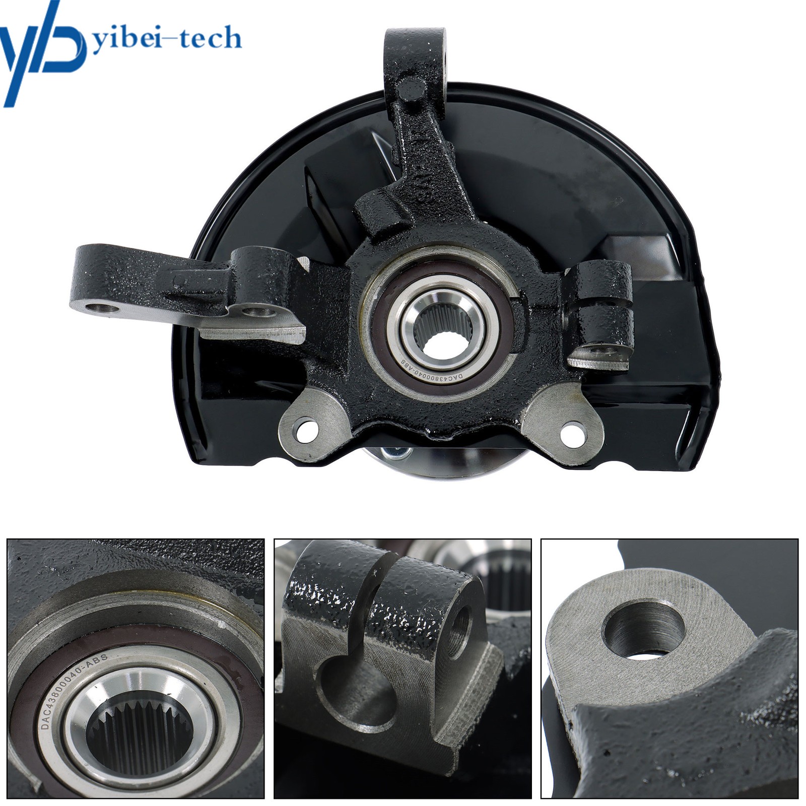 Front L & R Steering Knuckle & Hub Bearing Assy For Mitsubishi Outlander 2007-18