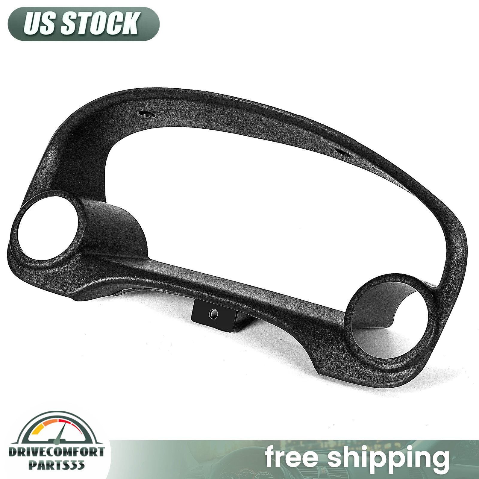 For 1996-00 97 98 99 Honda Civic EK EM1 Dual Gauge Cluster Pod Meter Bezel 52mm