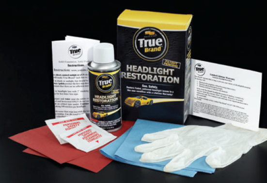 T601 - TRUE BRAND HEADLIGHT RESTORATION KIT - LIFETIME WARRANTY