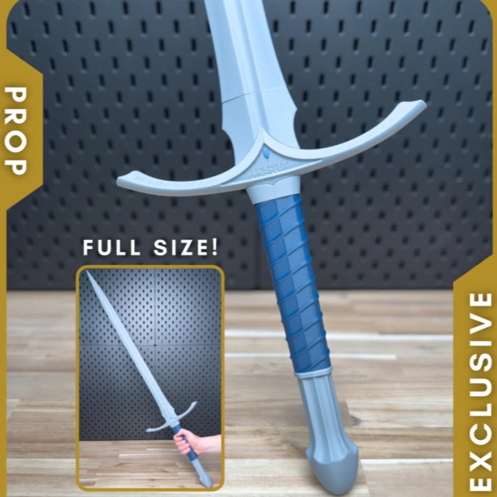 47" Life-Sized Glamdring | Gandalf's Sword Replica | 3D Printed