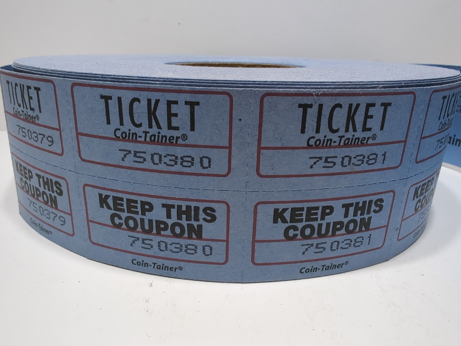 ✨Coin-Tainer✨ Double Ticket Drawing Keep Coupon Carnival Fair Festival Raffl