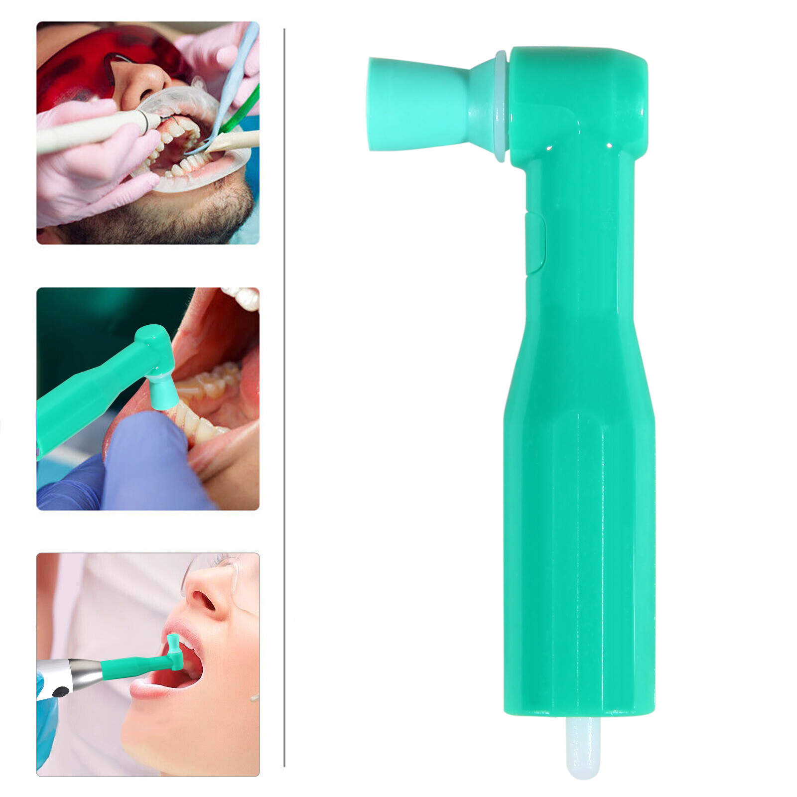 Dental Disposable Prophy Angles Soft Cup Latex Free 90° Polishing Cups Green