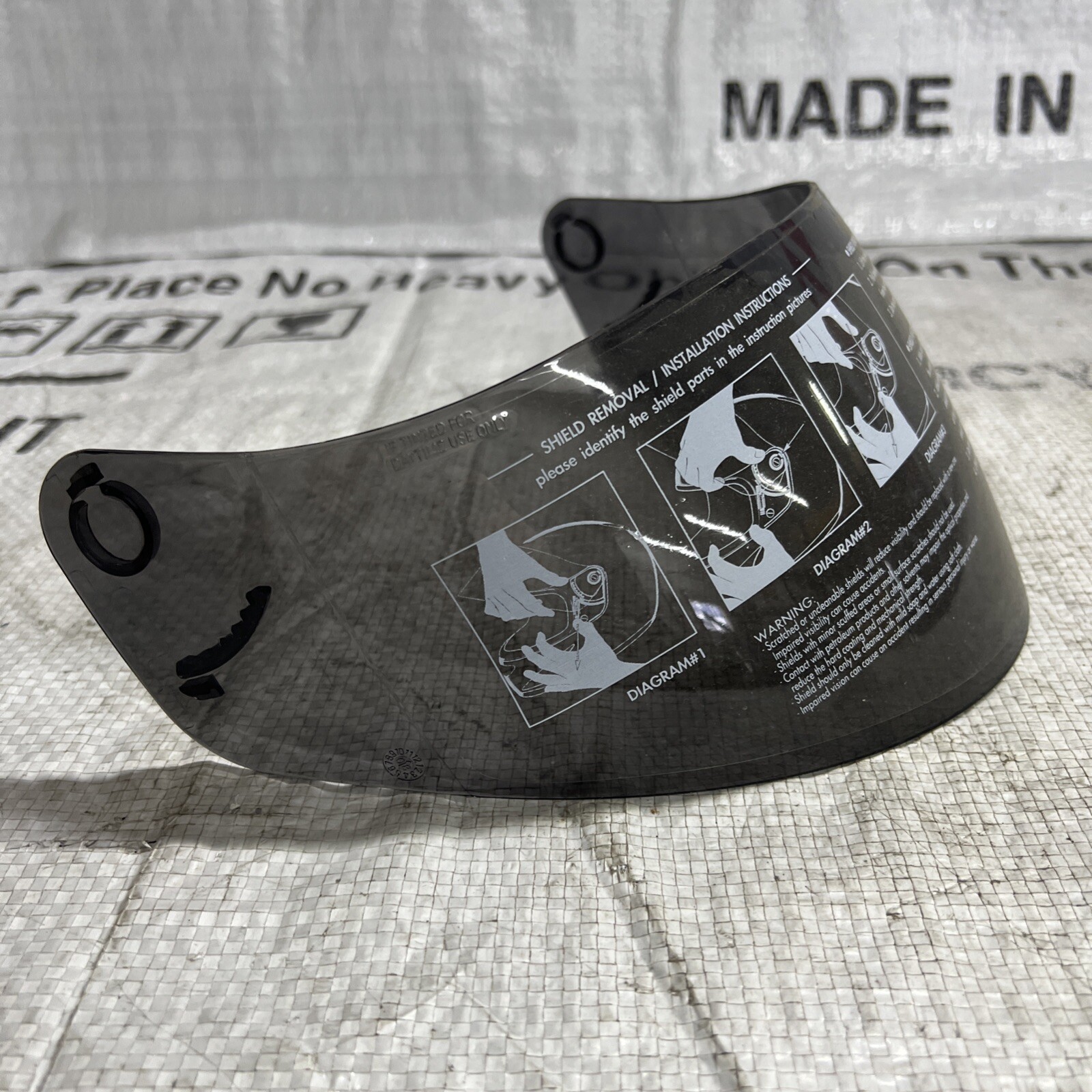 New GMAX G1 Helmet Visor Shield Smoke Tint #17328