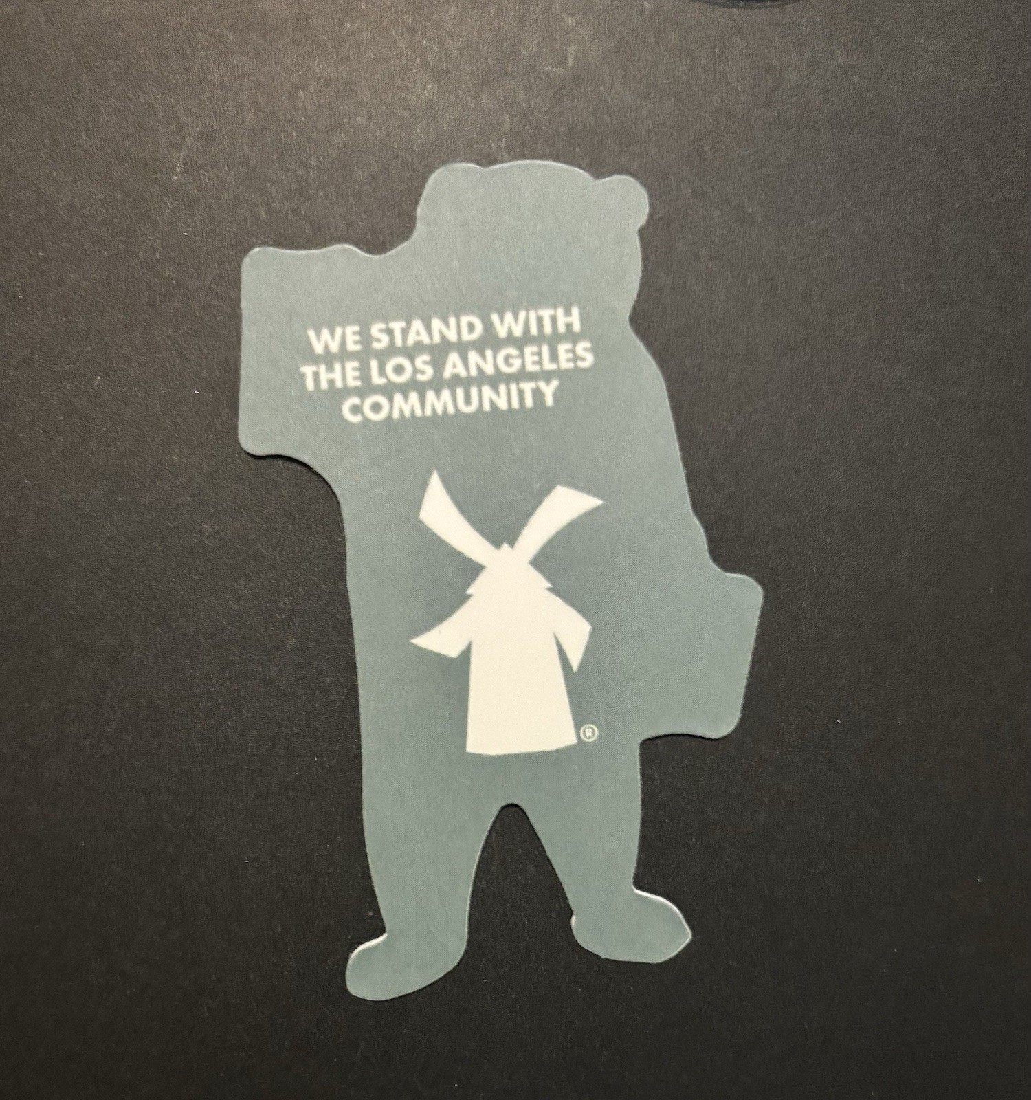 Dutch Bros Cali Bear - California Wildfire Sticker