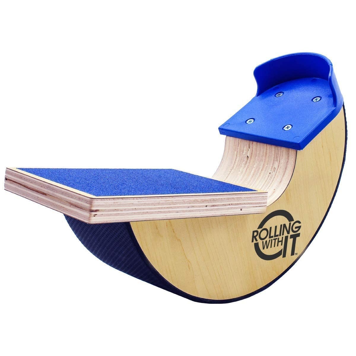 Wooden Foot Rocker - Calf Stretcher for Achilles Tendonitis, Plantar Fasciitis