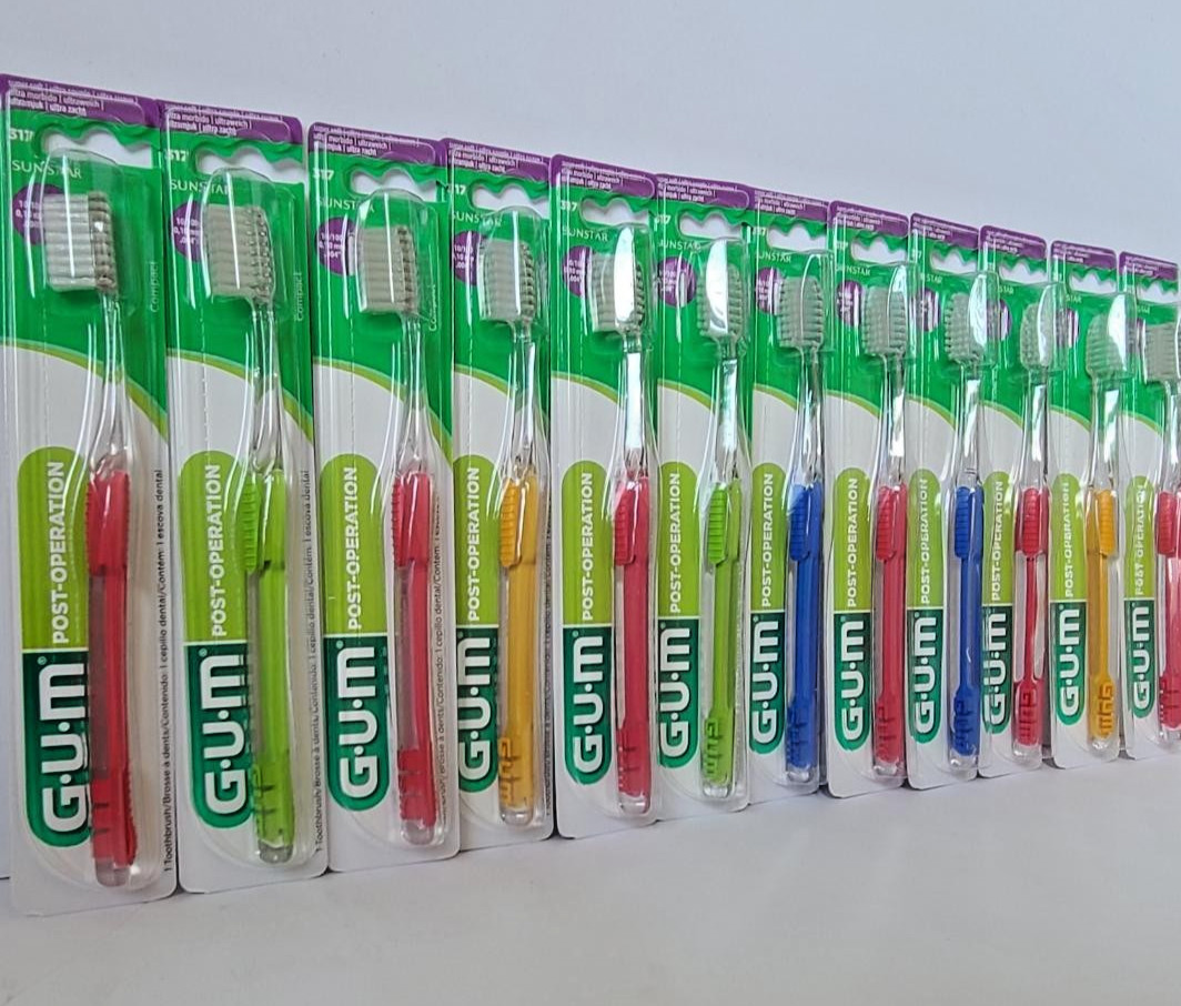 12-PK GUM Delicate Post-Surgical Operation Toothbrush #317 BEST PRICE ONLINE!!
