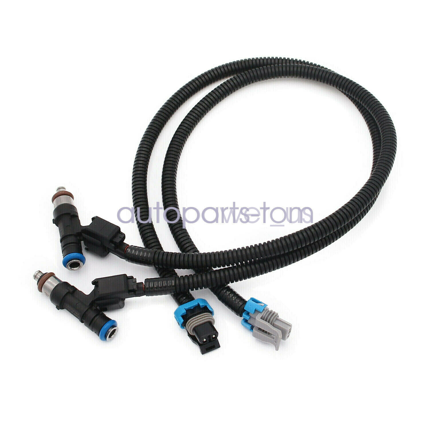 2X Fuel Injectors w/ Harness Fit For Polaris Ranger XP 800 Ranger 800 2011-2014