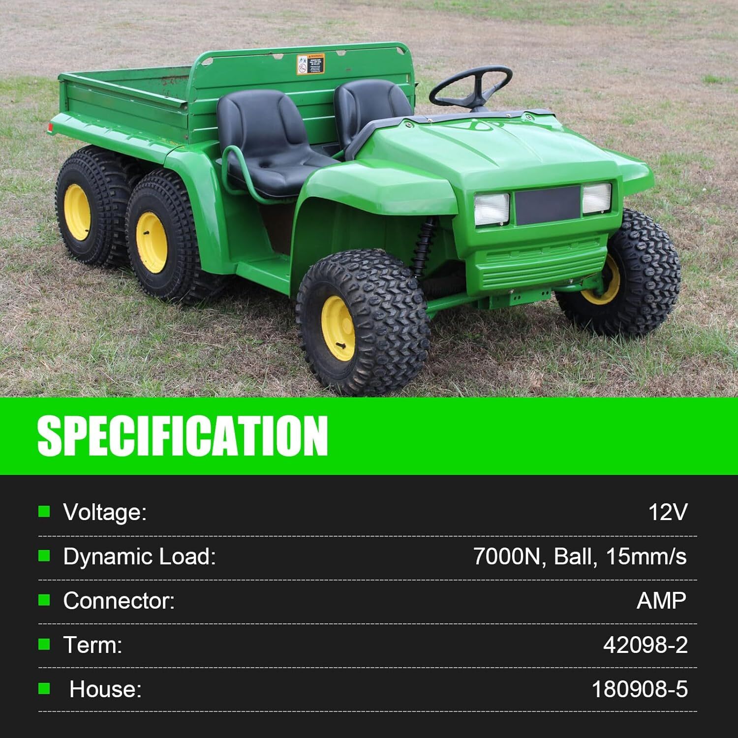 Upgraded 12V Electric Cargo Box Power Lift Kit Actuator Compatible For John Deer