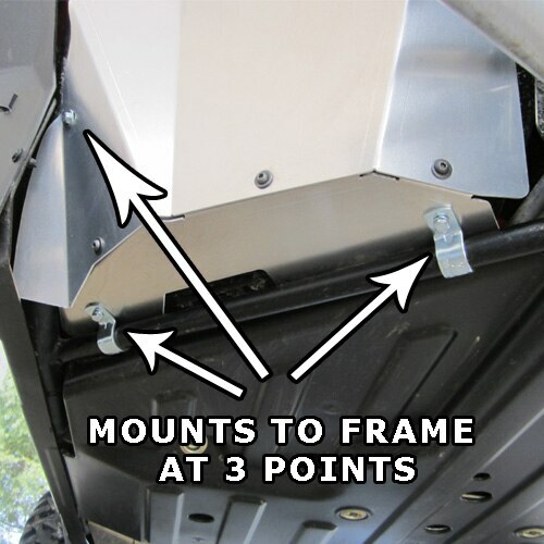 Thunderhawk Front Inner Fender/Firewall Guards, PZ7114-AL – RZR XP1000 & XPTurbo