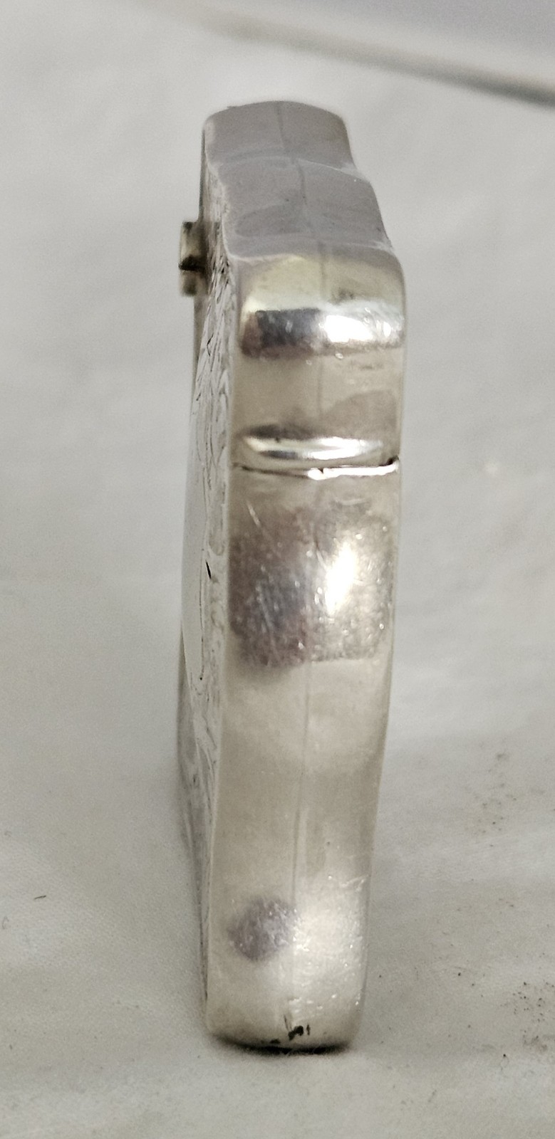 ART NOUVEAU STERLING MATCH SAFE BY SOLOMON BLANCKENSEE &SON LTD. BIRM, ENGLAND