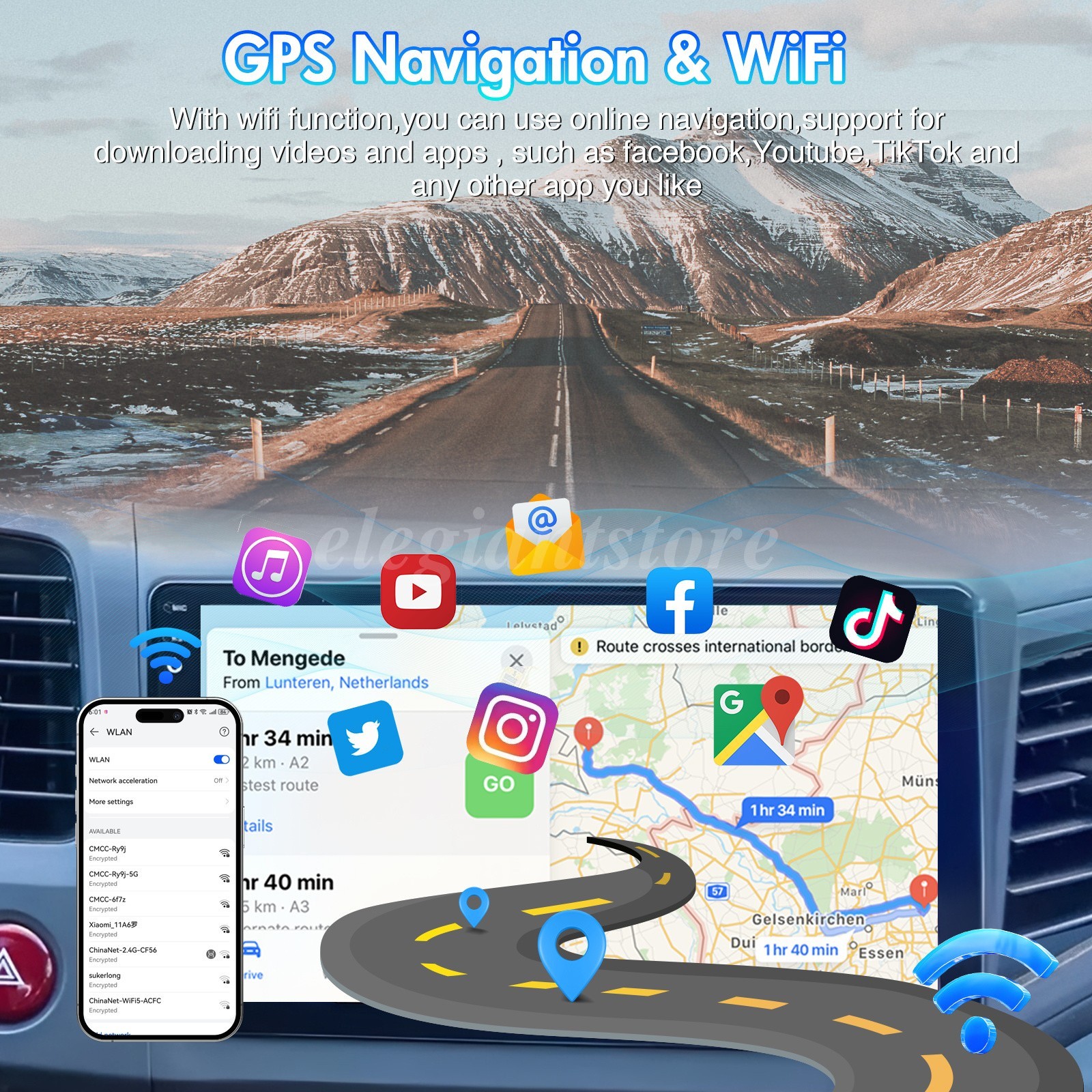 Apple Carplay For 2012-2015 Honda Civic Car Stereo Radio Android GPS Navi