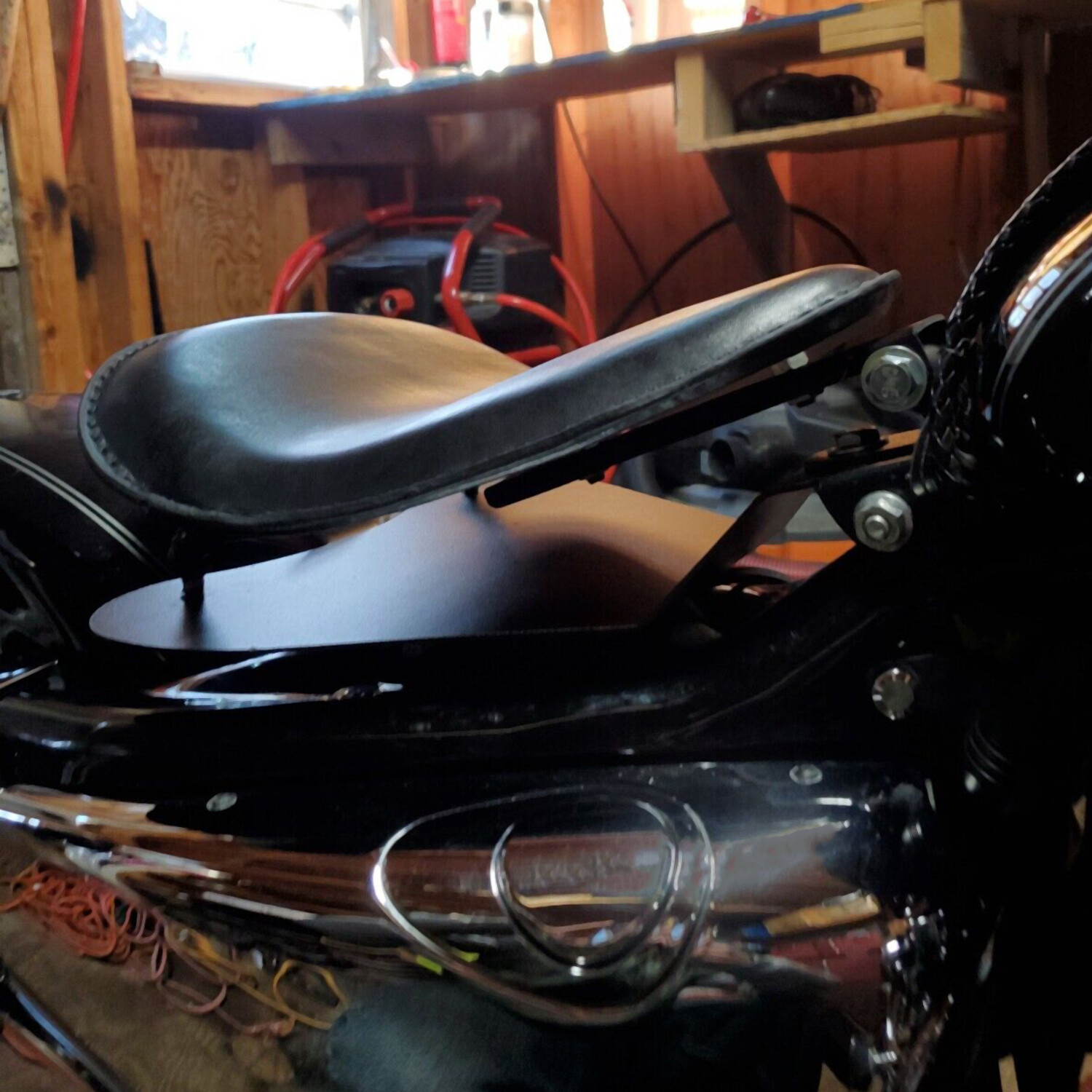 Motorcycle Solo Seat Spring Bracket Base For Harley Sportster Chopper Bobber