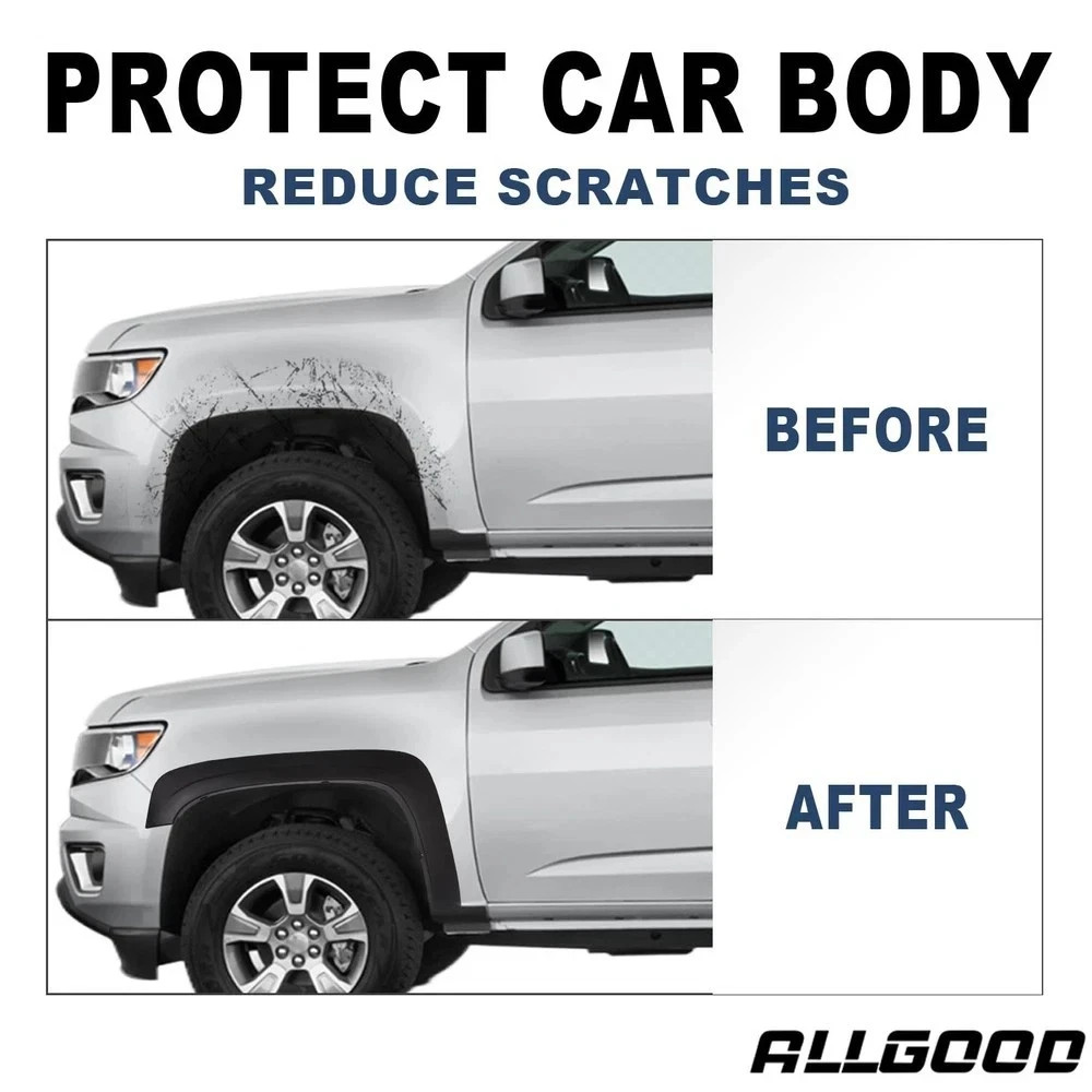 Fender Flares, Wheel Flare Set 4PCS (Front+Rear+Left+Right)