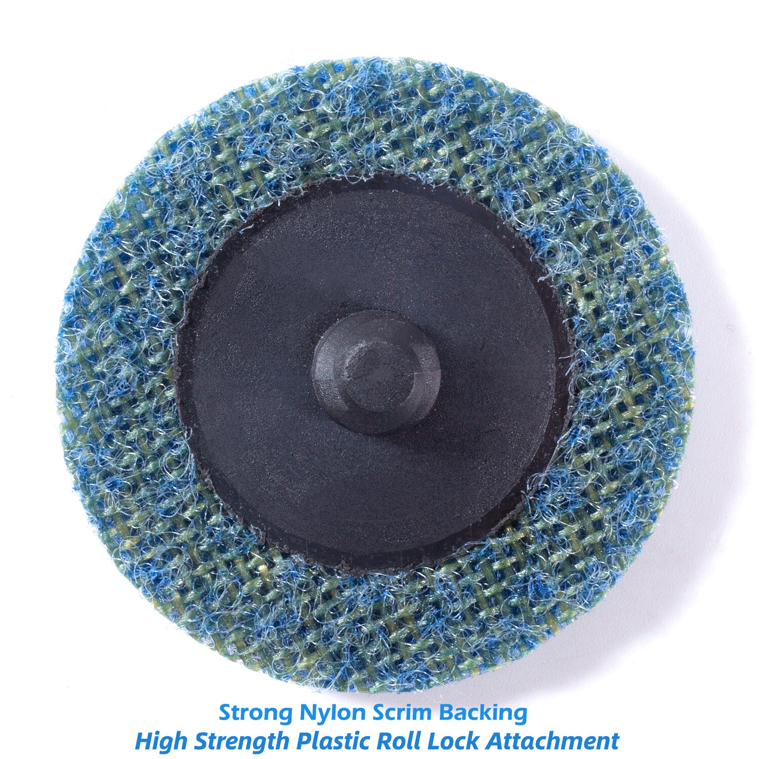 25PCS 2" Roll Lock Sanding Discs Fine Blue Quick Change Discs polishing