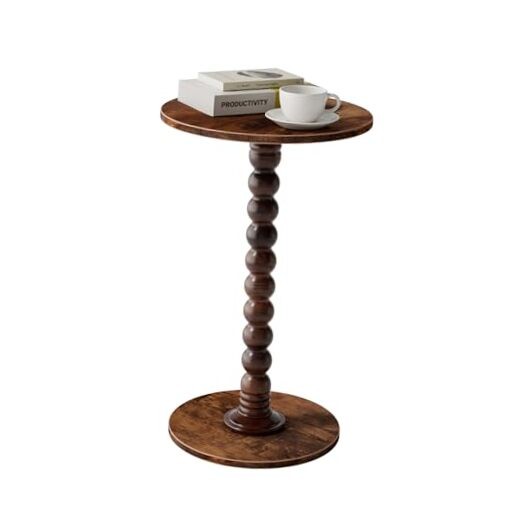 Drink Table, Drink Tables for Small Spaces, Modern Accent Nightstand with