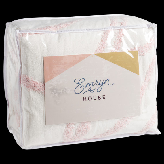 Emryn House 100% Cotton Floral Chenille Bedspread Set