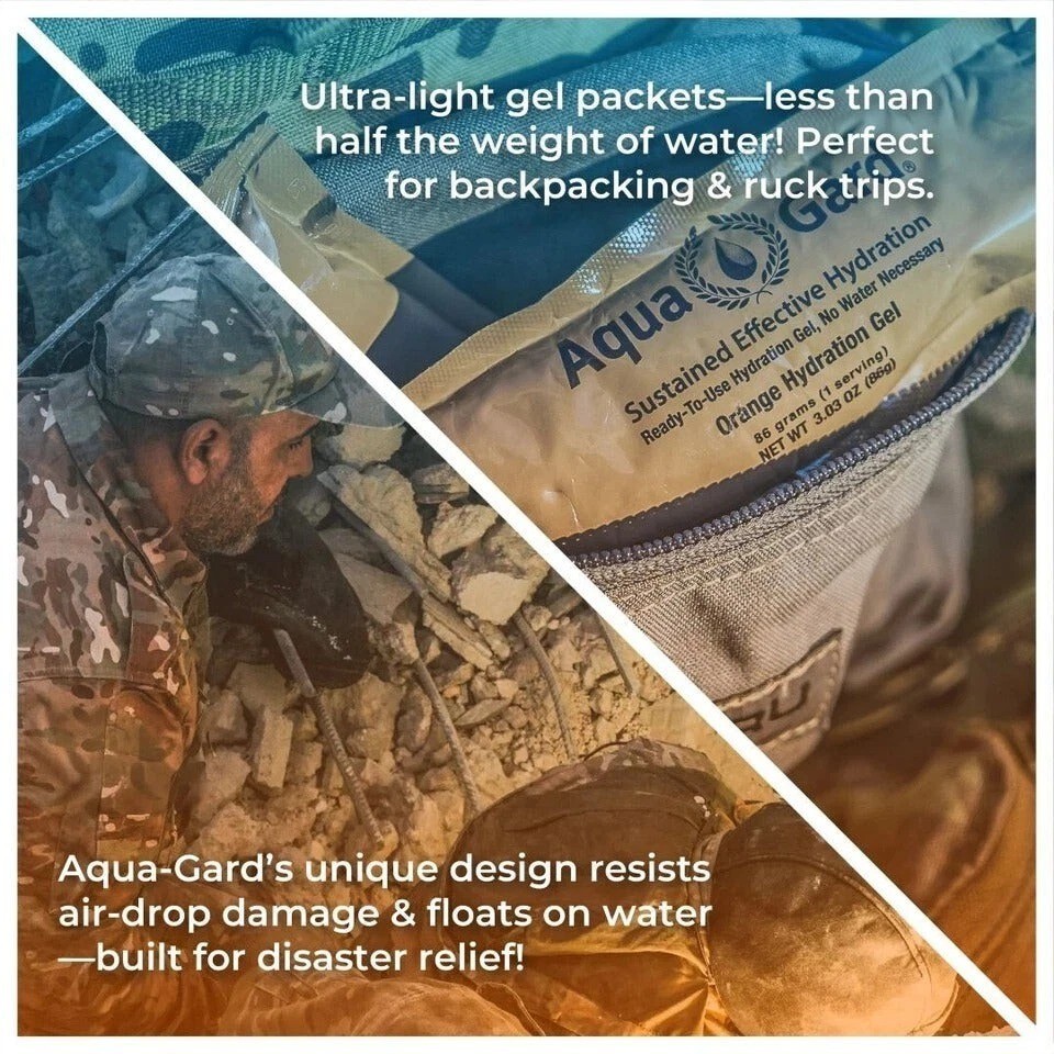 Aqua-Gard - Emergency Hydration Gel for Disaster Preparedness 1-Pack