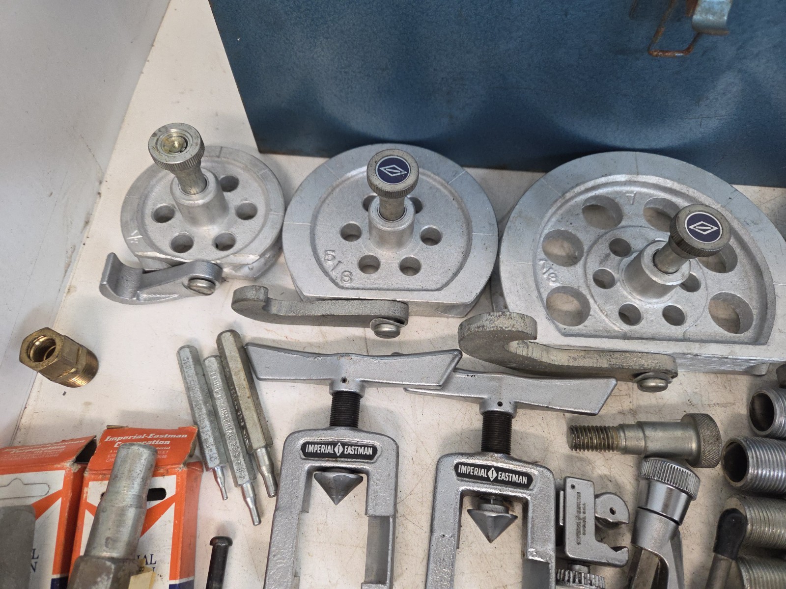 Imperial Eastman Tubing Bender Kit Set Lot In Metal Case