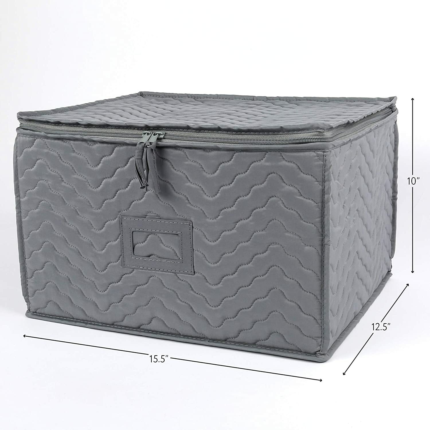 2PC Stemware Storage Containers Wine Glass Hold Champagne Glasses Case Box Chest