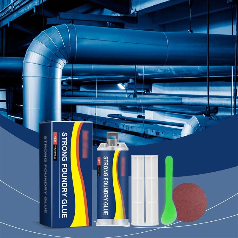 Strong Foundry Glue, High Temperature Resistant Casting Repair,Metal Repair Glue