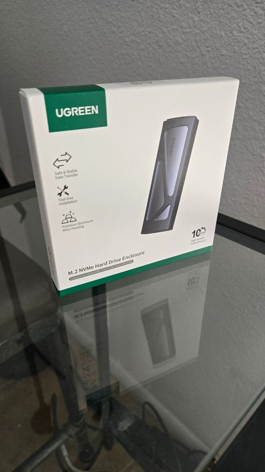UGREEN M.2 NVMe SSD Enclosure SATA 10Gbps Dual Protocol USB Type C 3.2