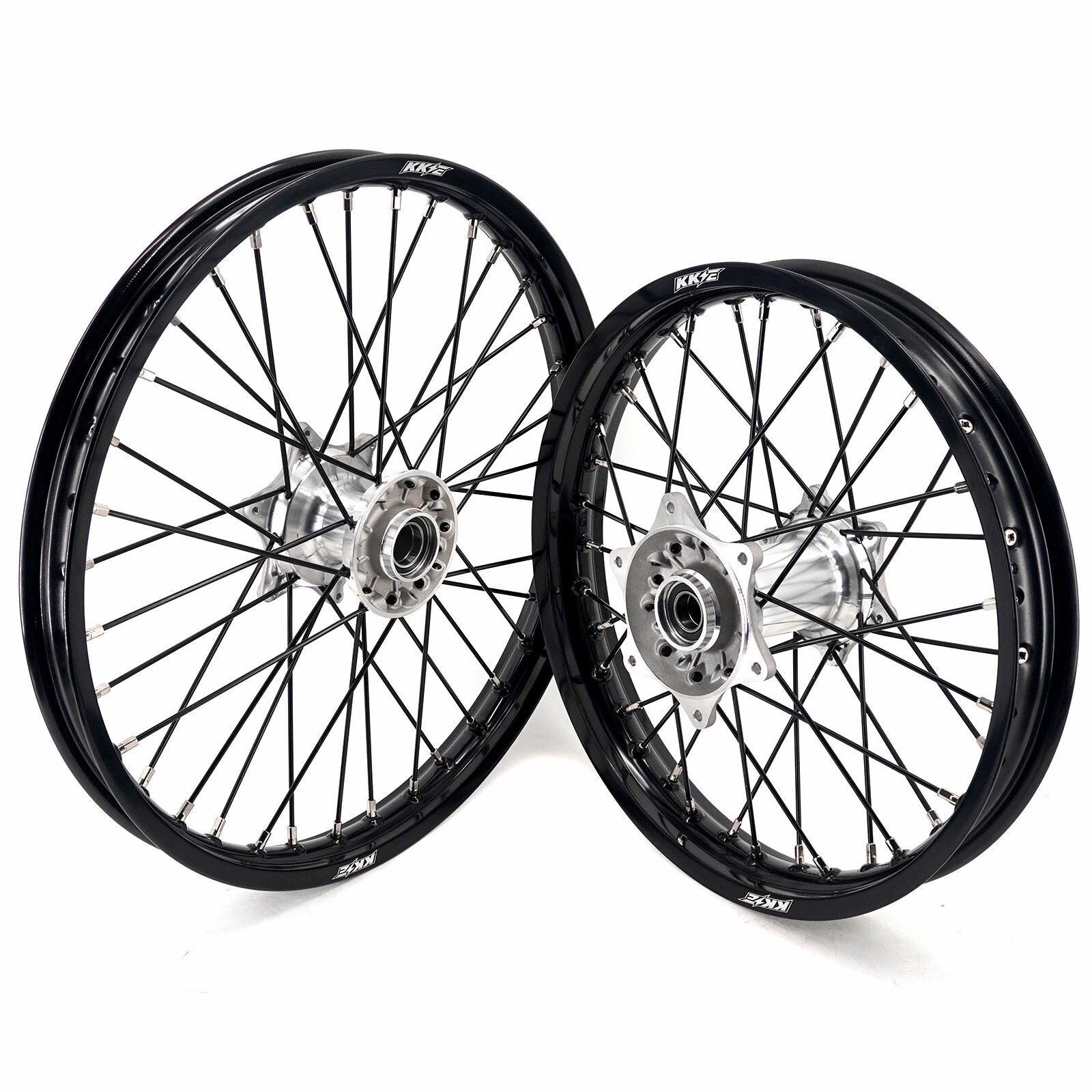 KKE 21/18'' Cast Black Spoke Wheels Rim for GAS GAS EC250 EC300 EX450F 2021-2024