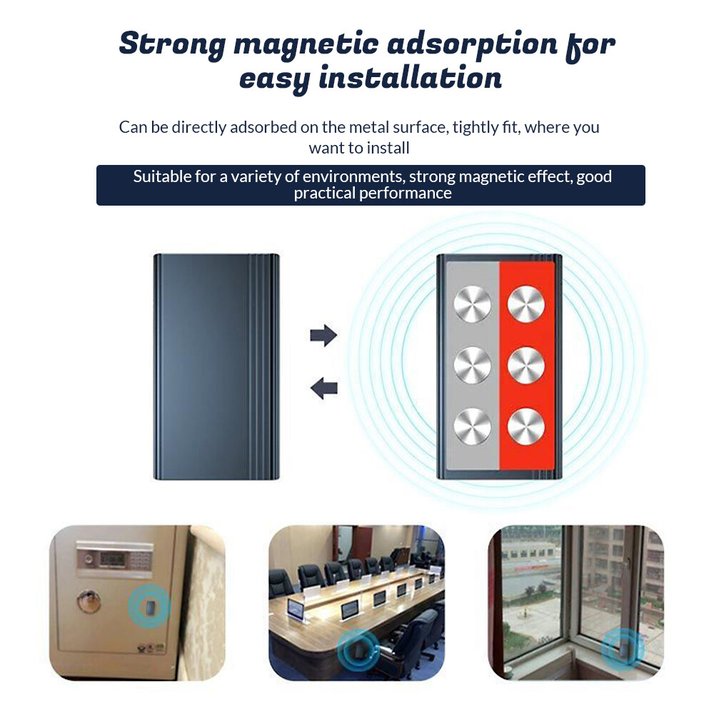 500 Hrs Mini Spy Voice Activated Recorder Digital Audio Magnetic MP3 Player