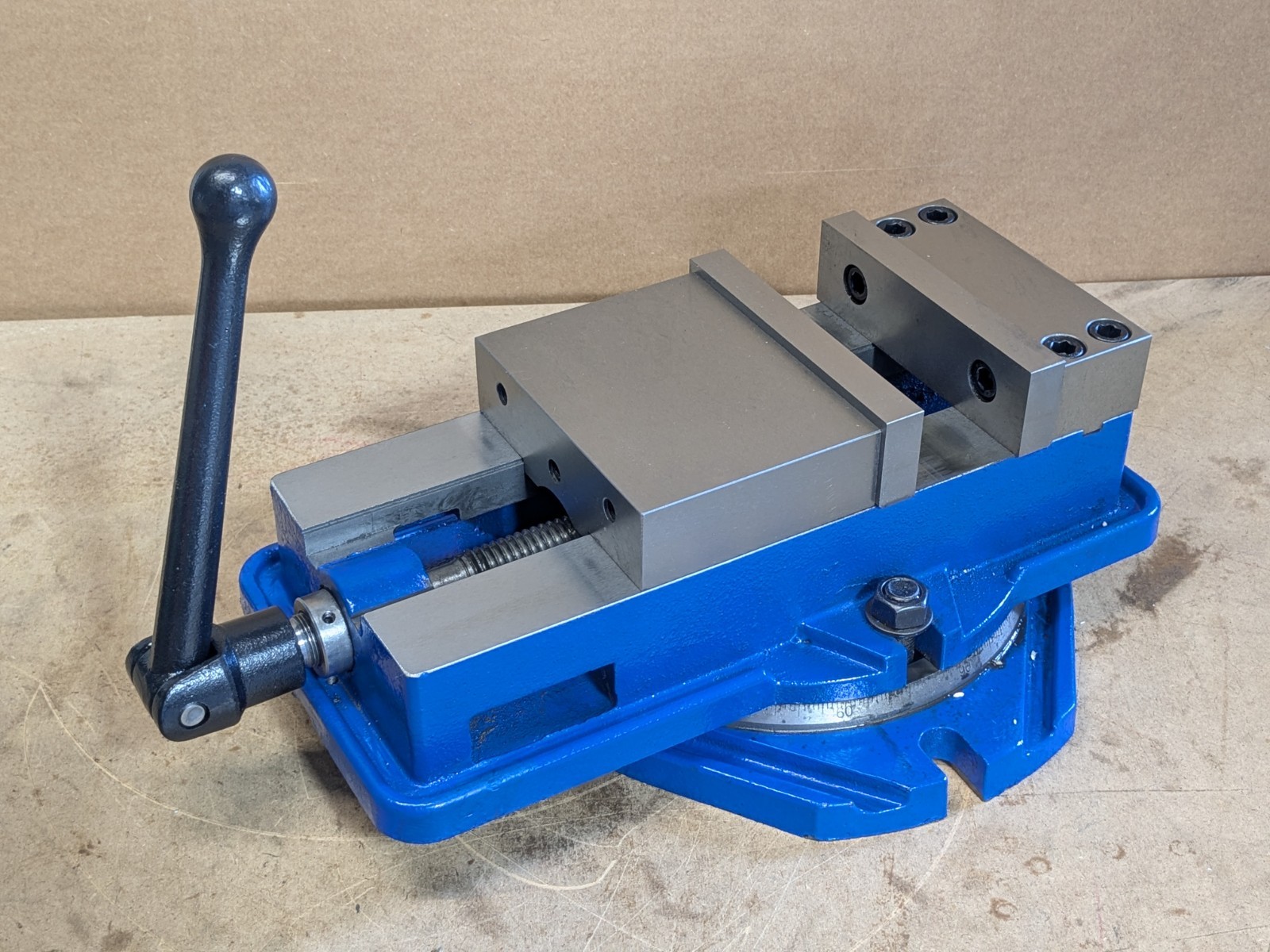 Precision Milling Machine Vise w/ Swivel Base 6" Jaw Width 6" Opening Capacity