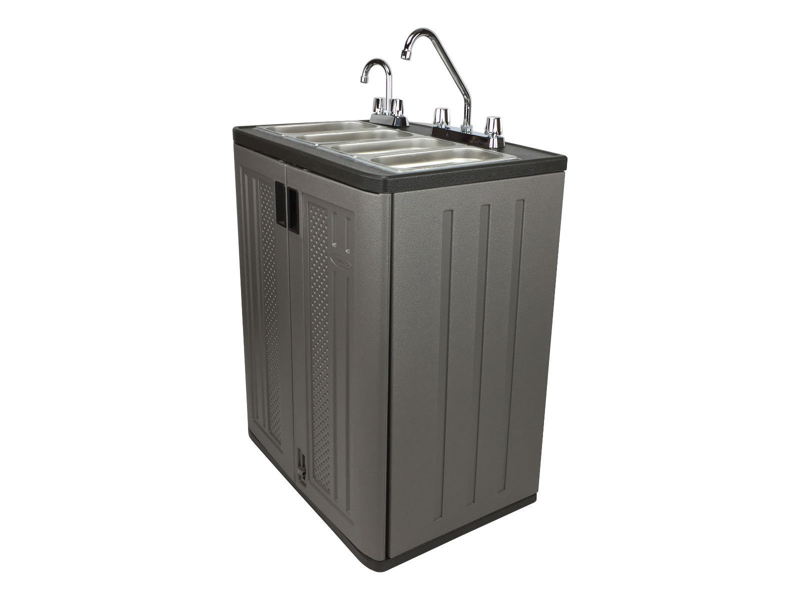 Mobile Concession Sink Portable Food Truck Trailer 4 Compartment Hand Wash Hot