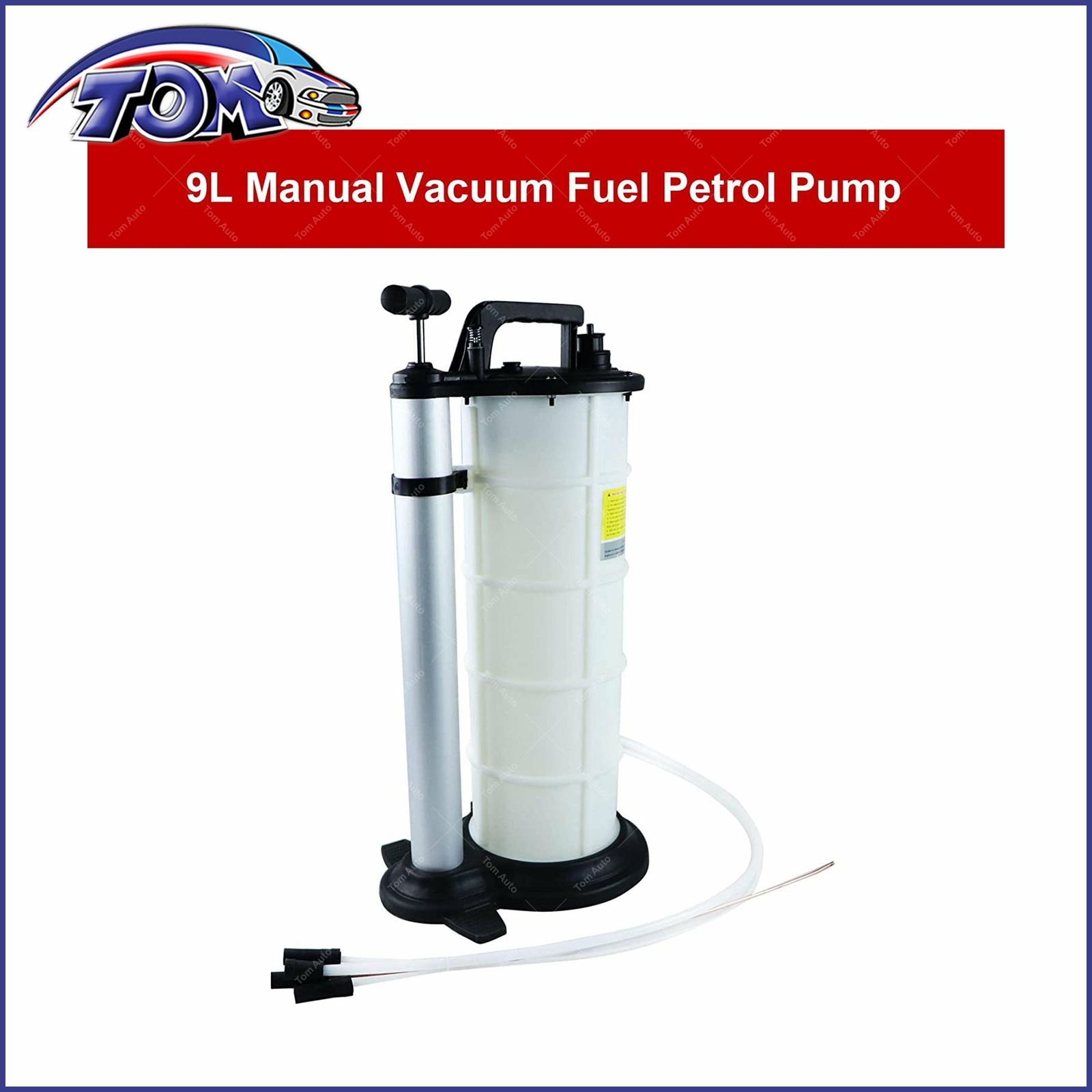 9 Liter Oil Changer Fluid Extractor Manual Hand Operated Vacuum Transfer Pump