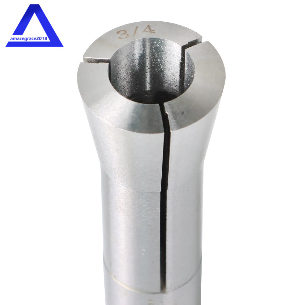 6Pcs 1/8" 1/4" 3/8" 1/2" 5/8" 3/4" Precision R8 Collet Set Mill Chuck Holder Kit