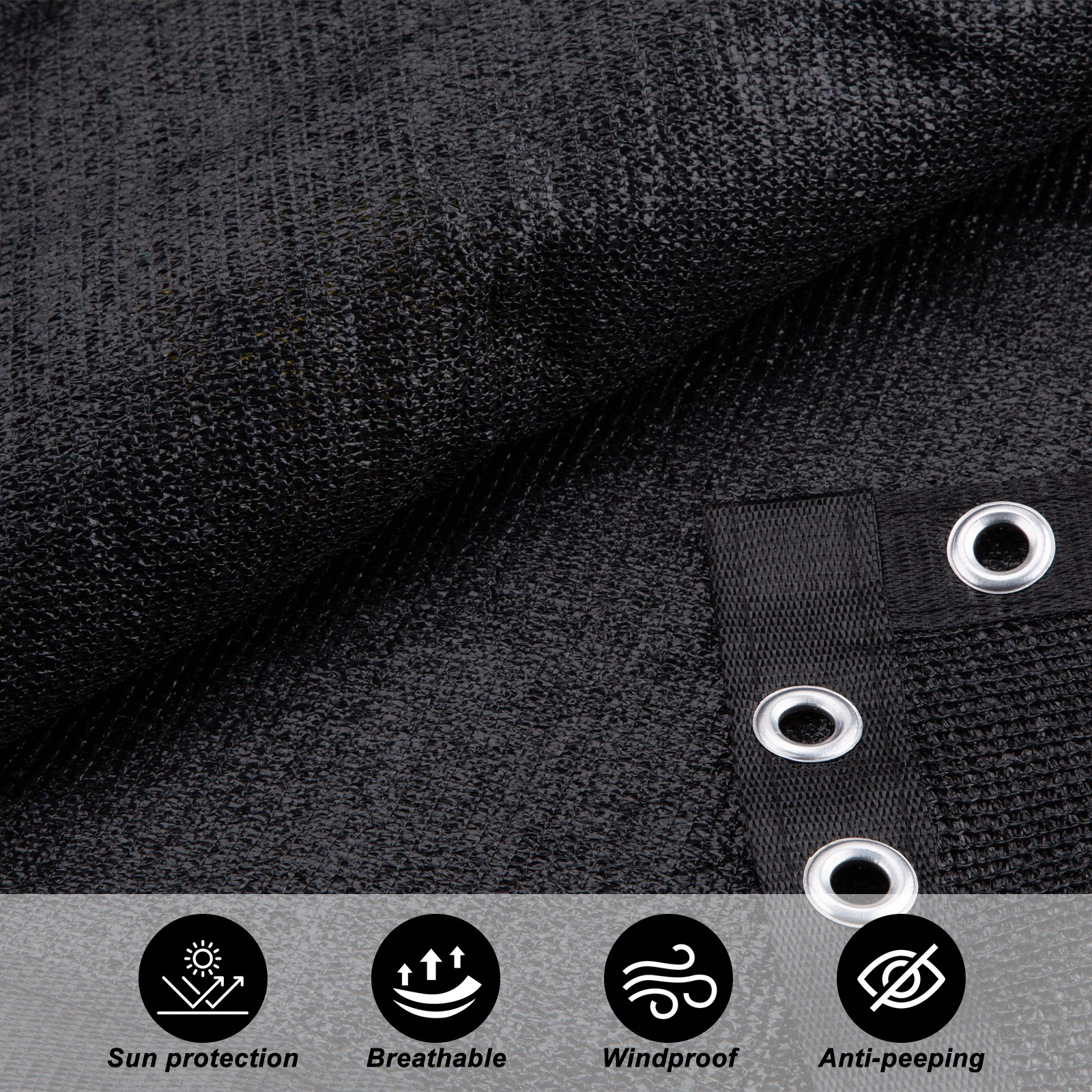 3' 4' 5' 6' 8' x50' Privacy Fence Screen Windscreen Garden Yard Mesh Shade Cover