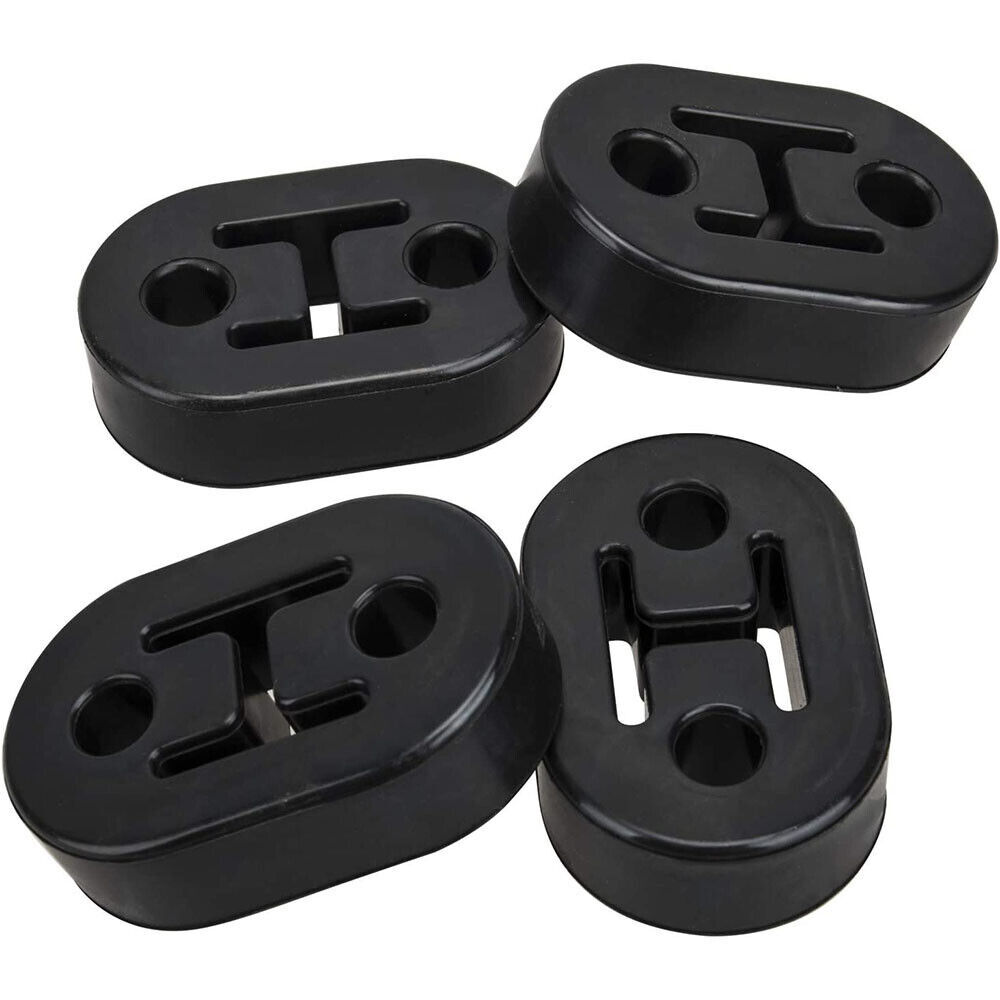 4Pcs Heavy Duty Rubber Exhaust Tail Pipe Mount Bracket Hanger Bushing Insulator