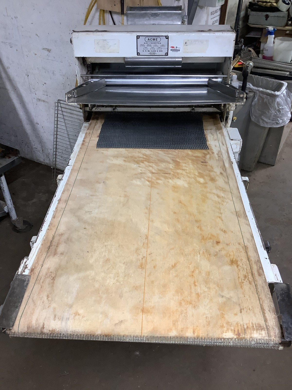 Dough Sheeter Acme 88 Missing Top Scraper 115V 1ph Tested