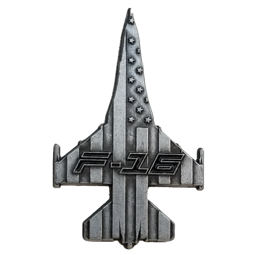 F-16 "Viper" Fighting Falcon Military Aircraft Shaped Challenge Coin
