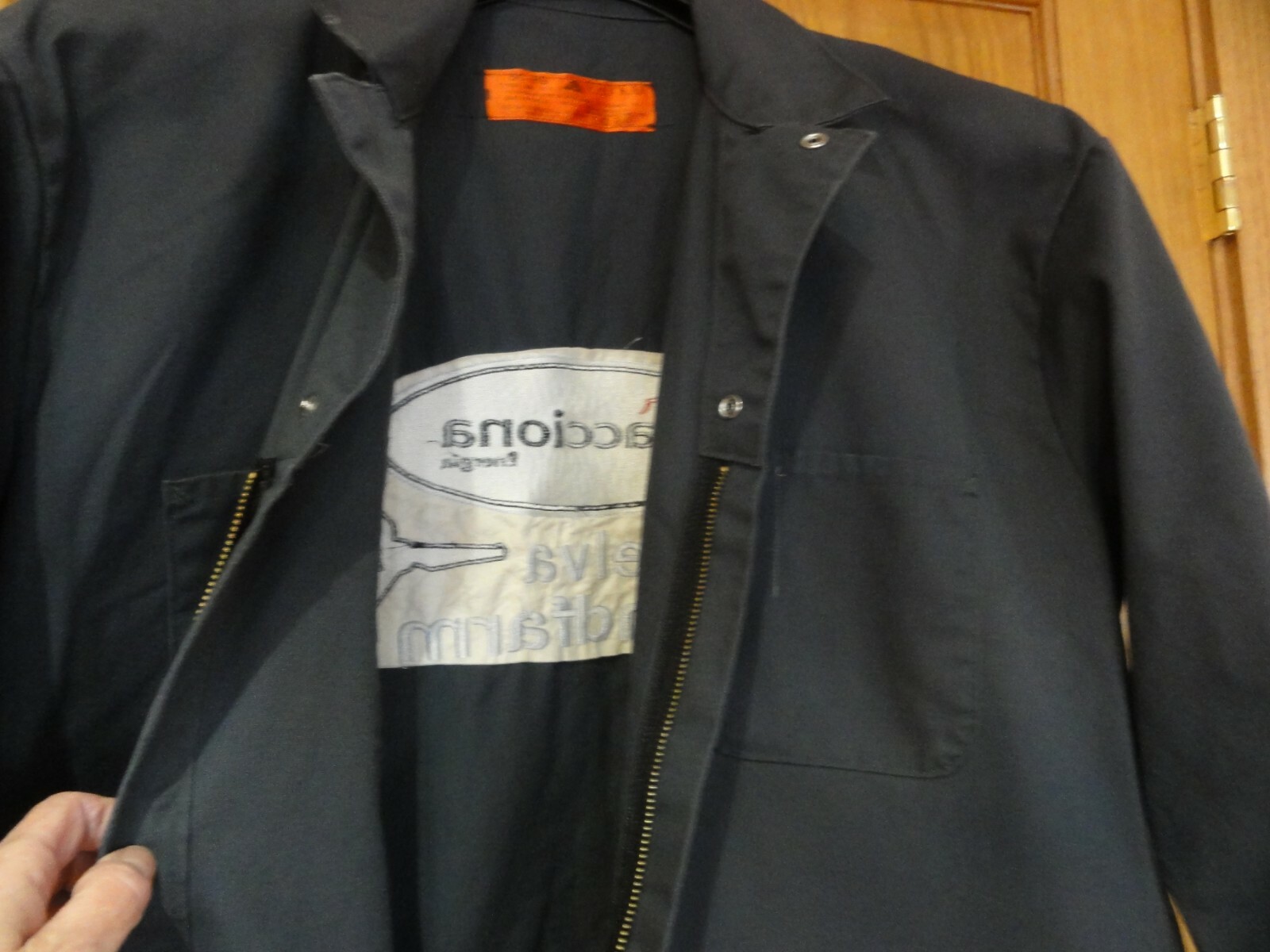 Red Kap Coveralls Acciona Velva Windfarm Logo Turbine Wind Farm Power Size 50-RG