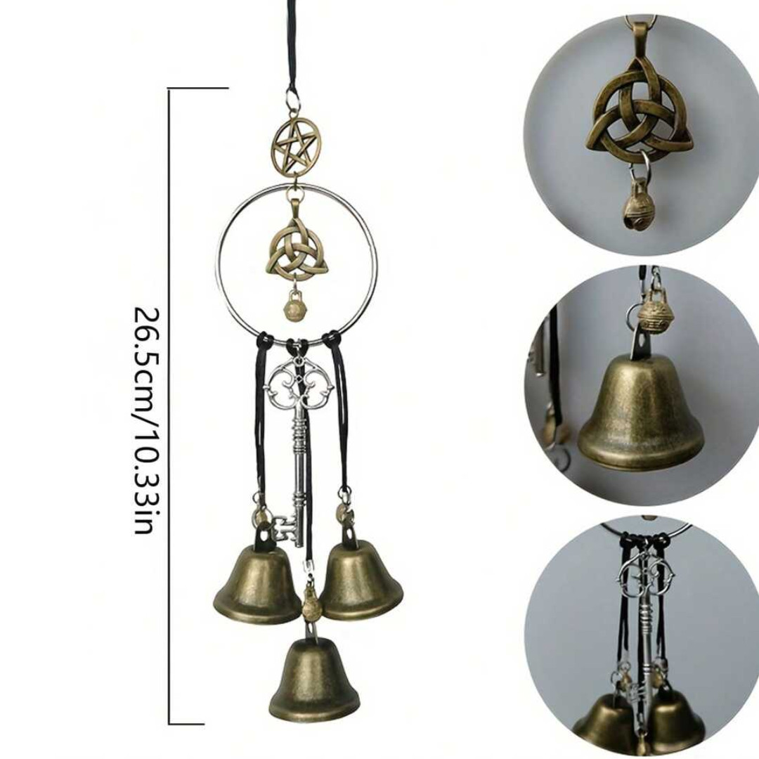 Doork Handle Hanging Witch Bell Willow Wind Chimes Home Doorknob Xmas Decoration