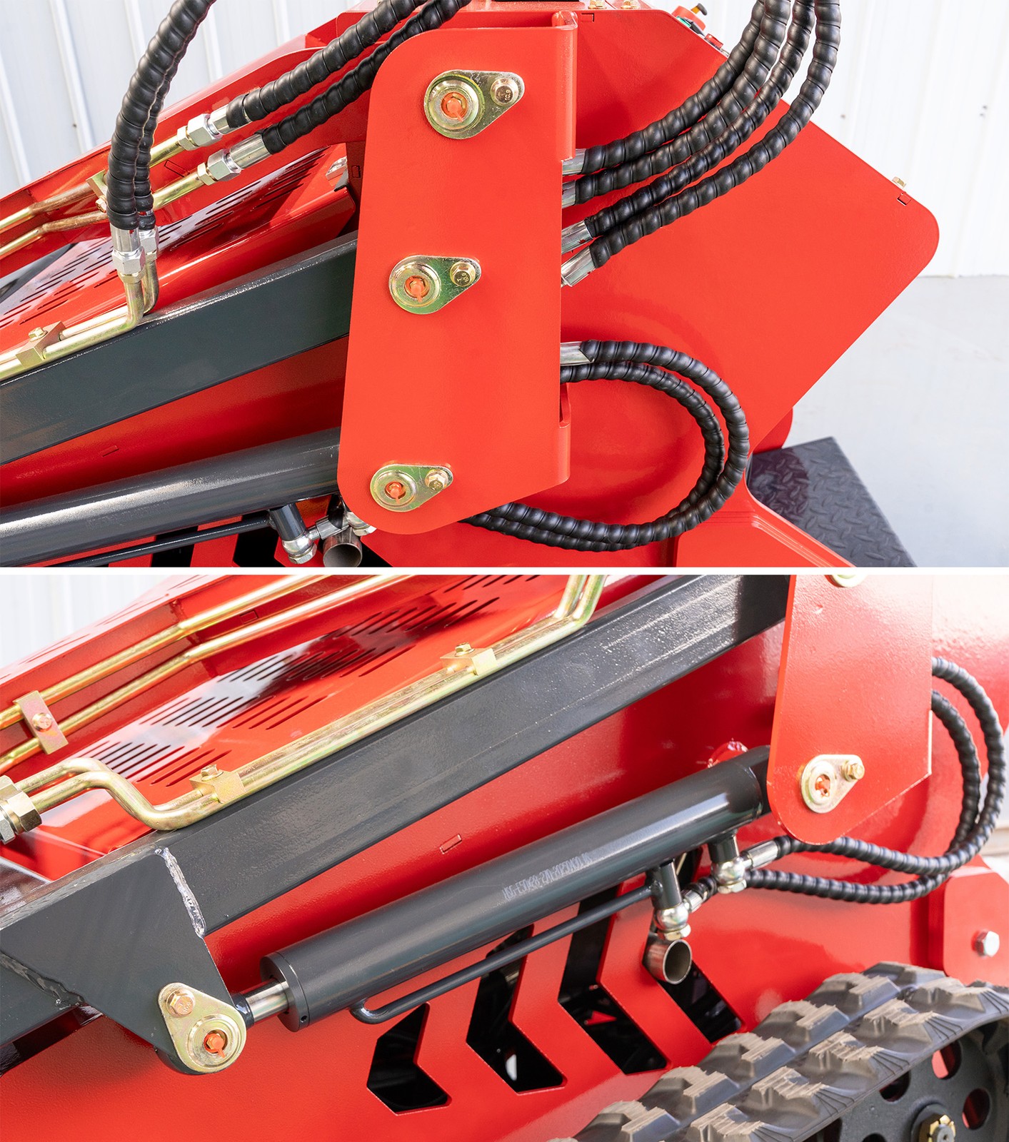 480 2645Lbs Tracked EPA 23HP 13GPM Mini Skid Steer 3-Pumps FREE SHIP Unloading