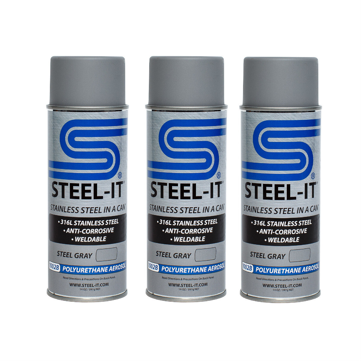 Steel-it Polyurethane 14oz Spray Can (3 Pack)
