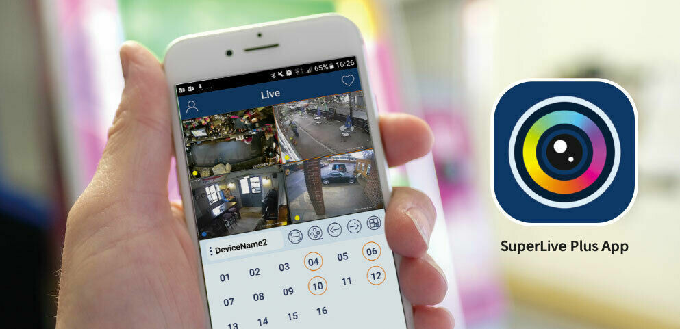 TVT SIMILAR (Q-SEE QTH98-2) 8 Channel DVR HD 1080p 2TB TB PURPLE MULTIFORMATO