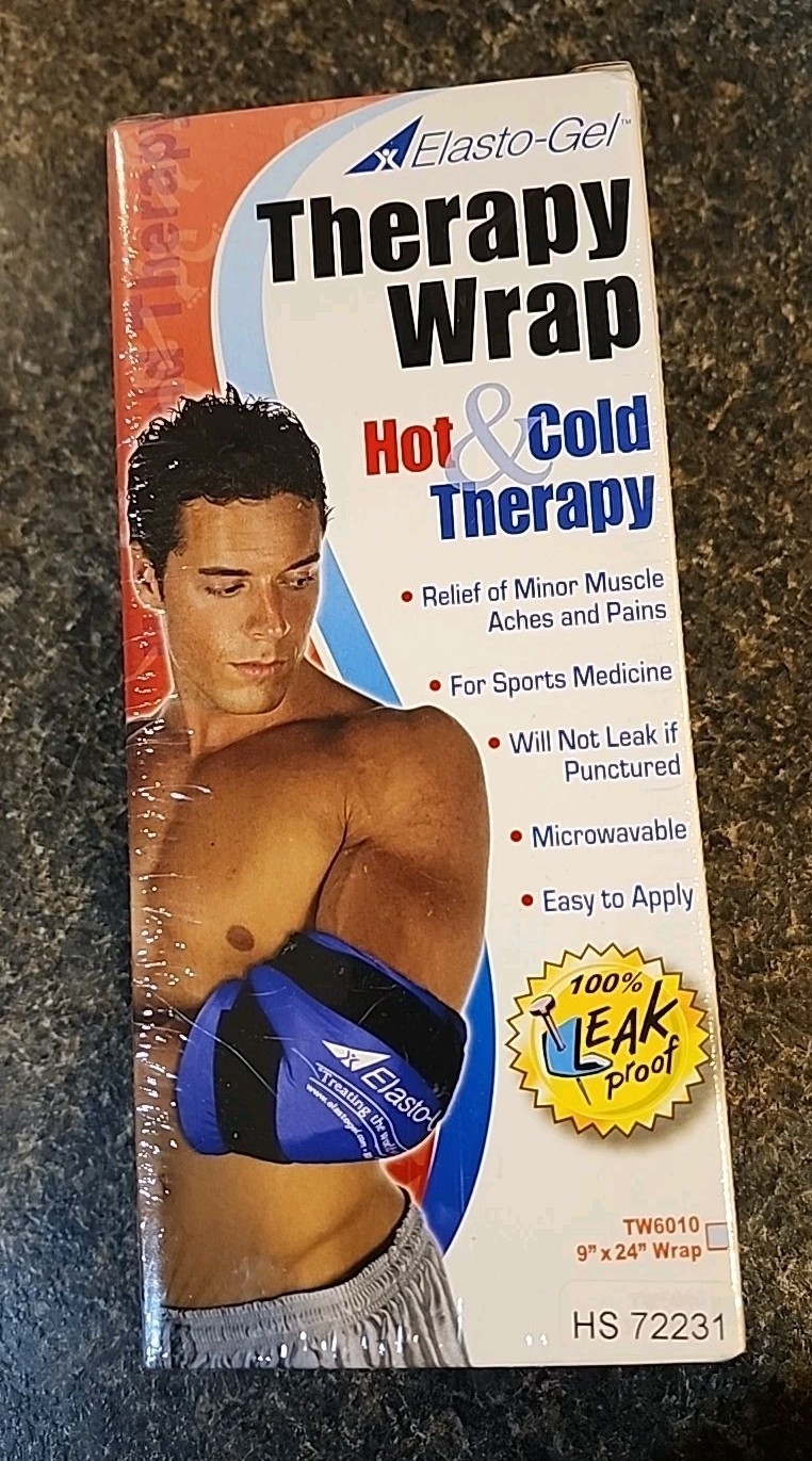 Elasto-Gel TW6010 Hot/Cold Therapy Wrap 9" x 24" – Pain Relief Gel Pack New