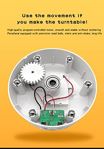 Electric Motorized Rotating Display Stand for Photography Product Display