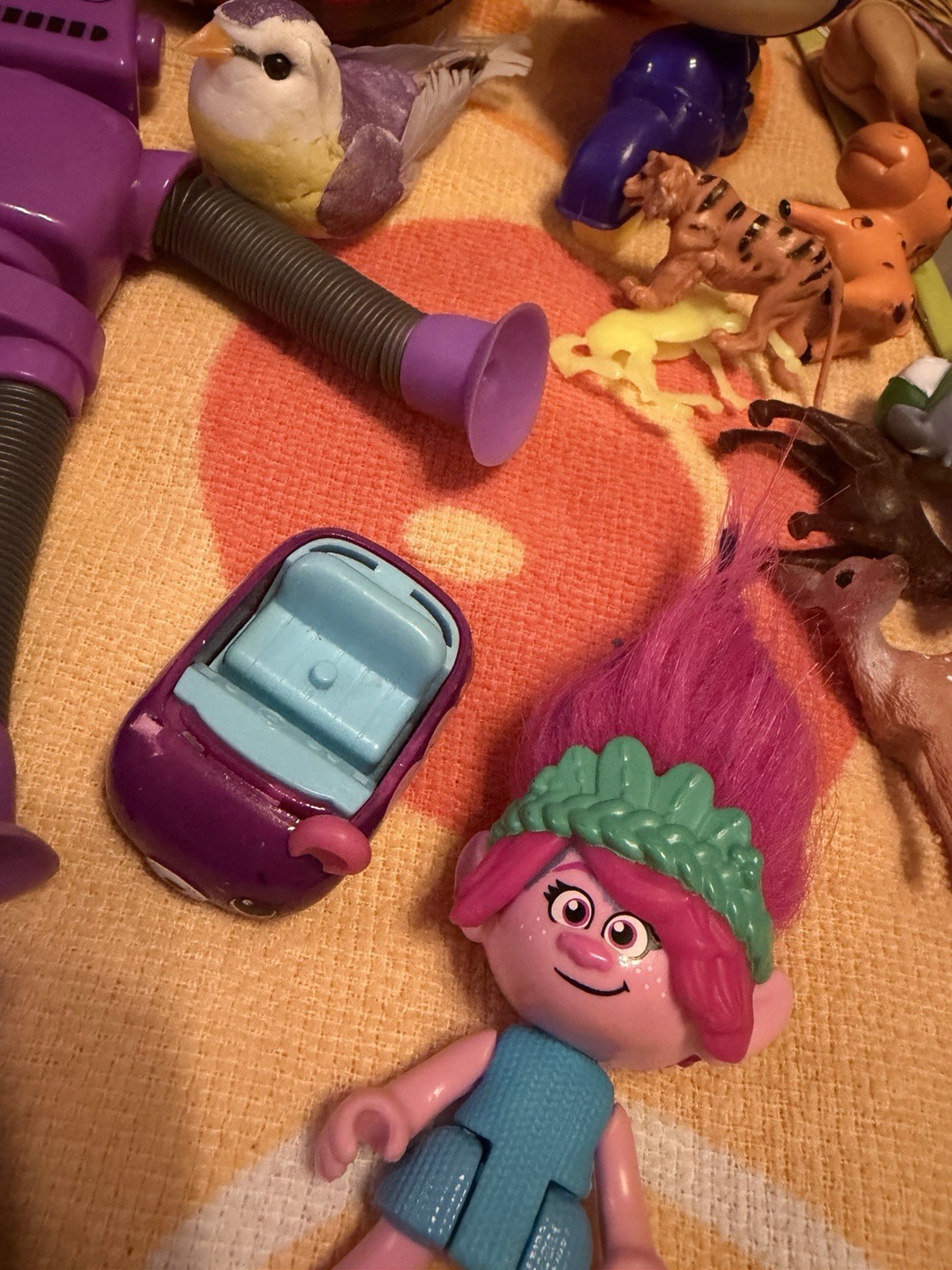 Mixed Lot Girl Toys Ponies Squishmallow Plush Book Trolls Animals Trinkets 4lbs