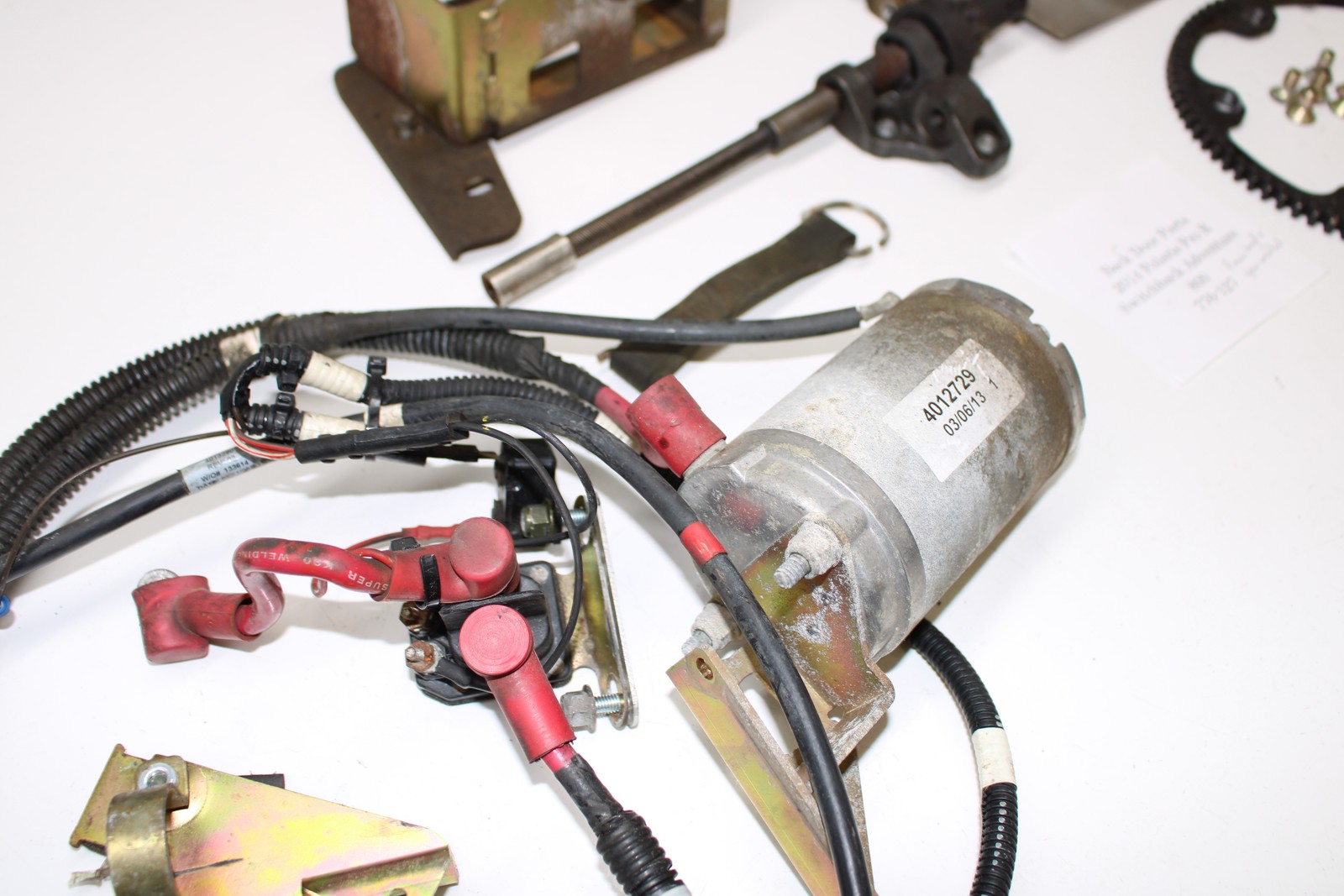 2014 Polaris Switchback Adventure 800 Pro R Electric Start Assembly Gear Wiring