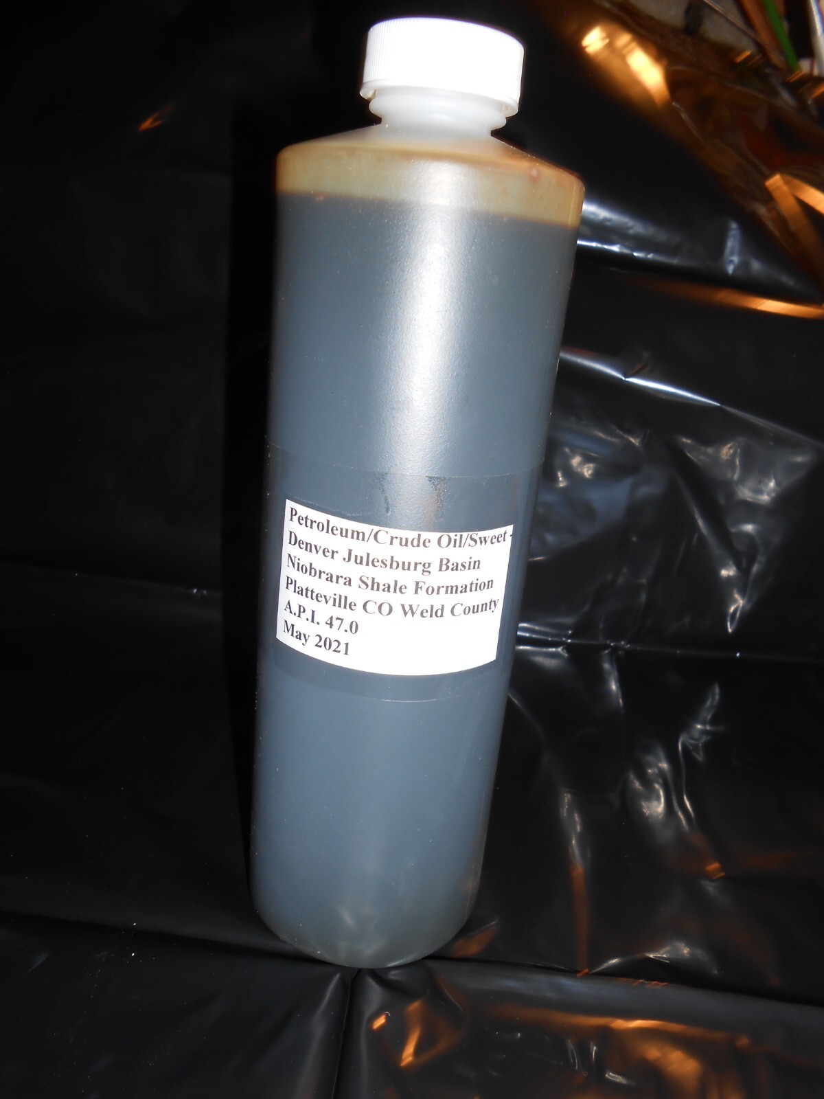 Petroleum Crude Oil Sweet Platteville Colorado 16 oz,