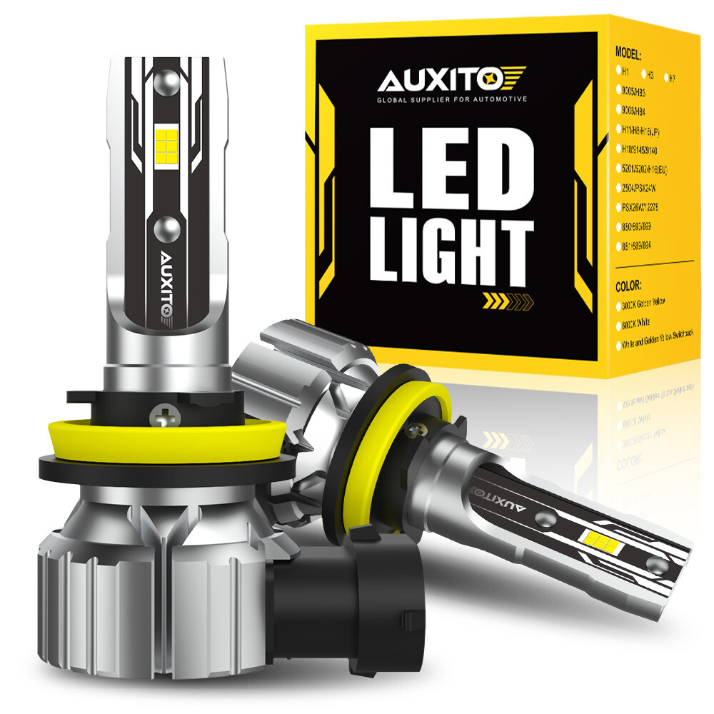 AUXITO H11 LED Headlight Kit Low Beam Bulbs Super Bright 6500K White 20000LM