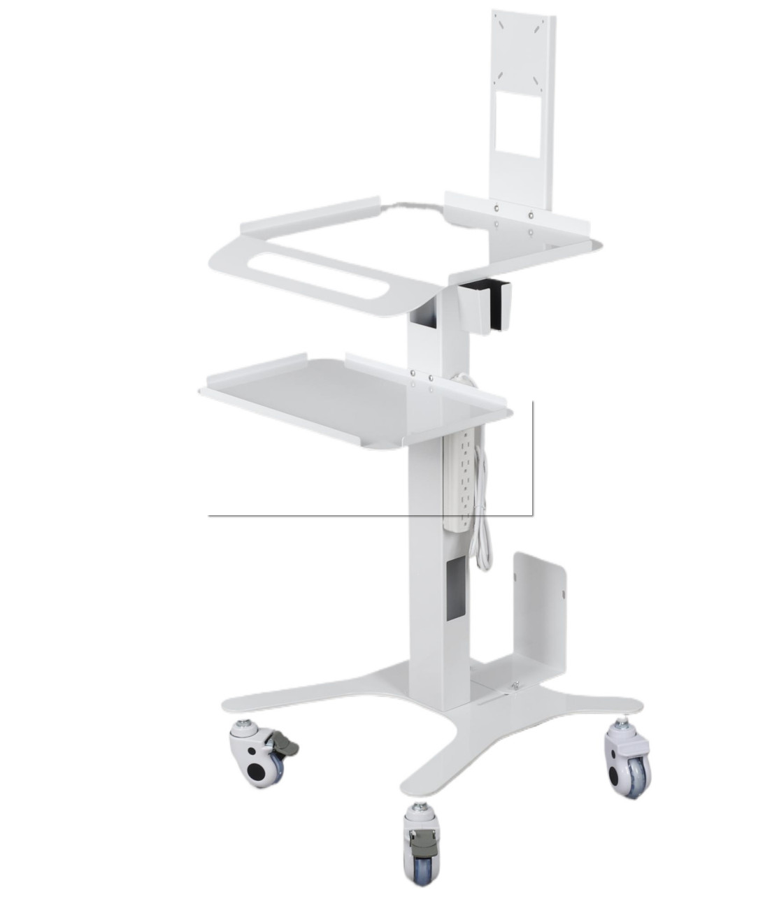 Medical Dental Lab Trolley Cart Intraoral Scanner Mobile Cart Clinic Laptop Rack